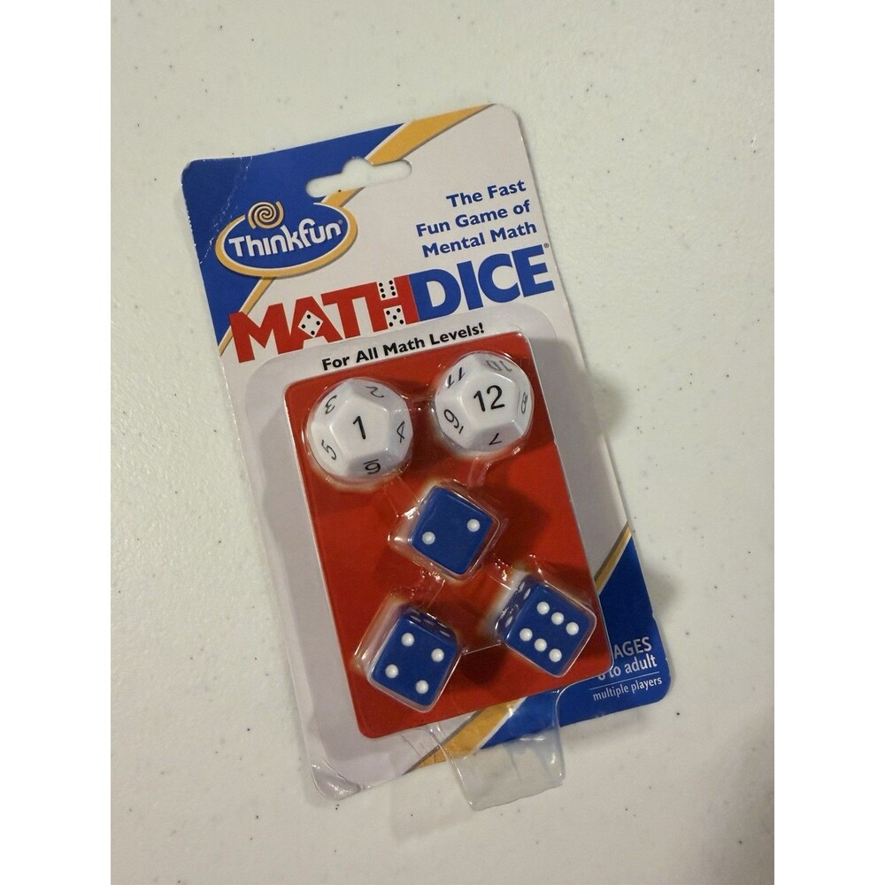 Think Fun Math Dice Learning Game- Educational/ Fun- NEW